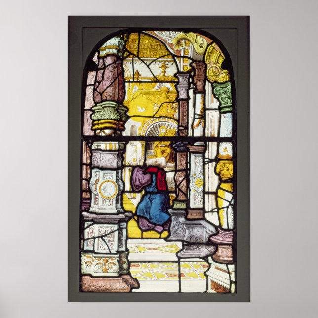 Simon in the Temple beholding the Holy Spirit Poster (Front)