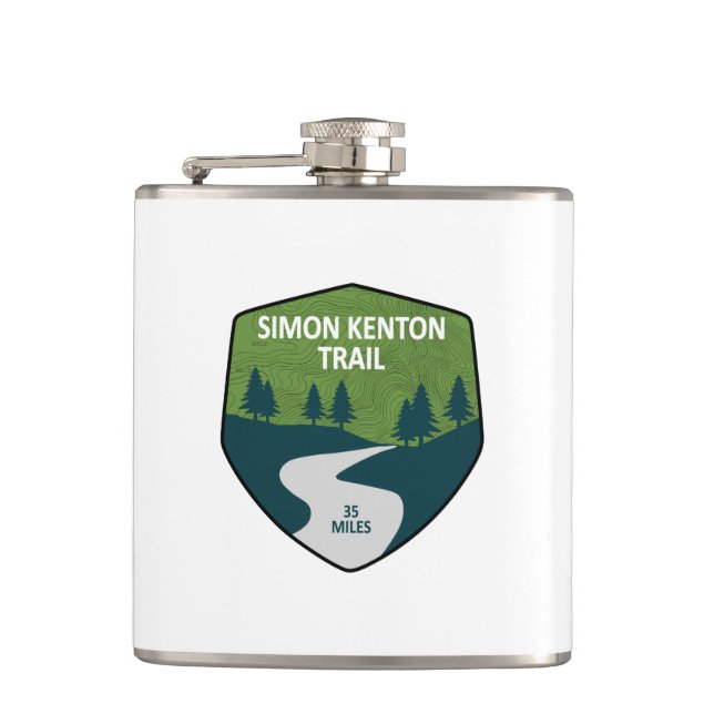 Simon Kenton Trail Flask (Front)