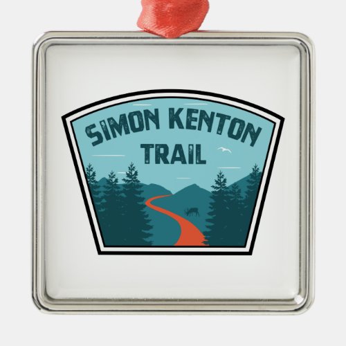 Simon Kenton Trail Metal Ornament