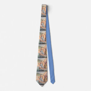Simon Lovest Thou Me Devotional Fine Art Neck Tie