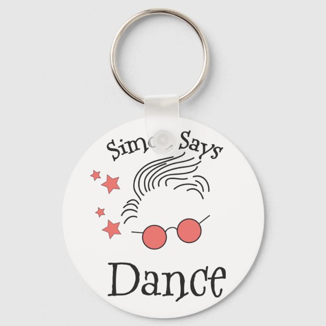Simon Says dance Keychain (Front)