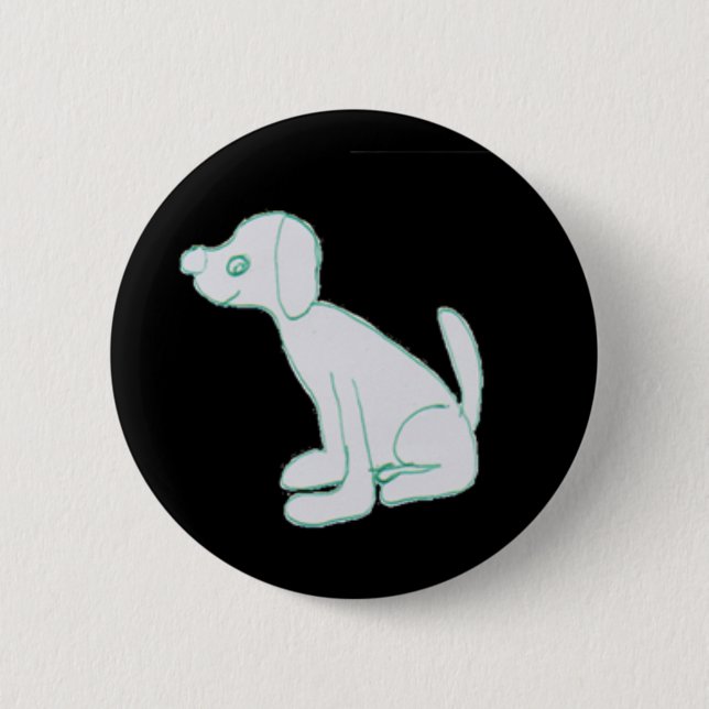 Simon the Great Dane Pinback Button (Front)