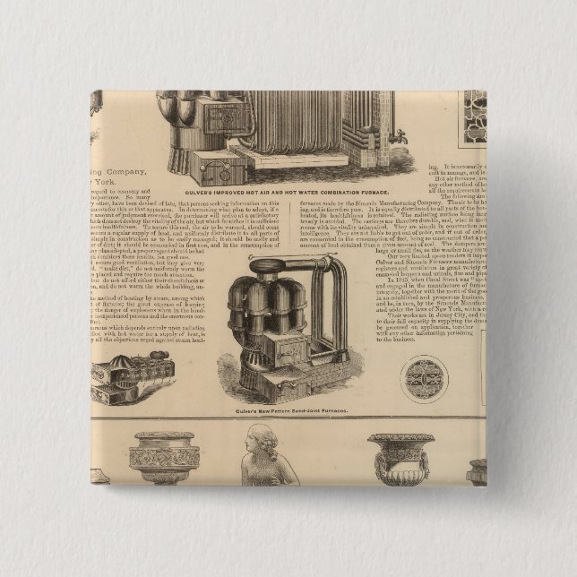 Simonds Manufacturing Company Stewart Button (Front)