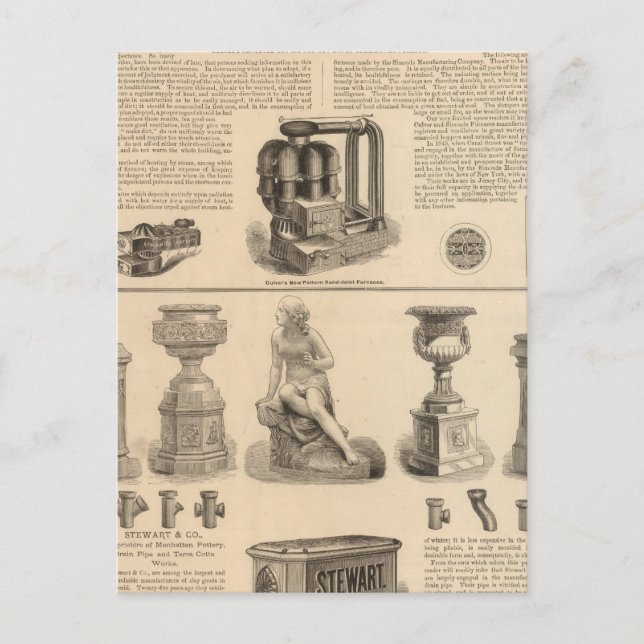 Simonds Manufacturing Company Stewart Postcard (Front)