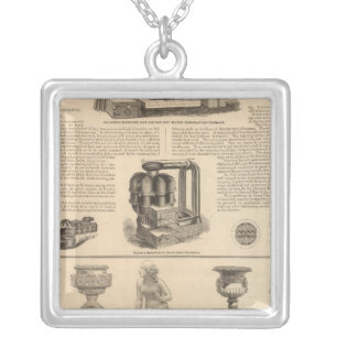 Simonds Manufacturing Company Stewart Silver Plated Necklace