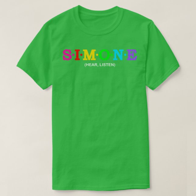 Simone Hear listen T-Shirt (Design Front)