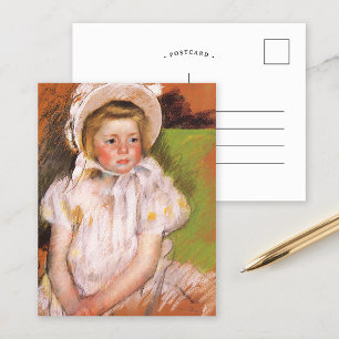 Simone in a White Bonnet Mary Cassatt Postcard