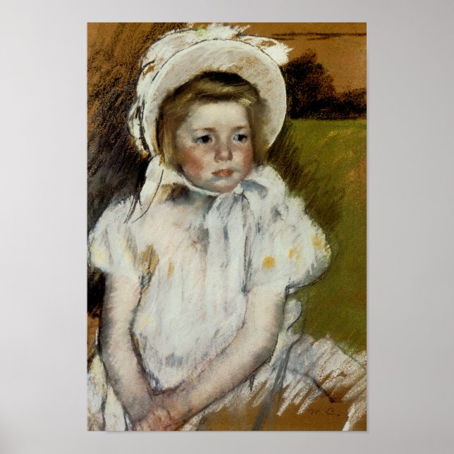 Simone in a White Bonnet Poster (Front)