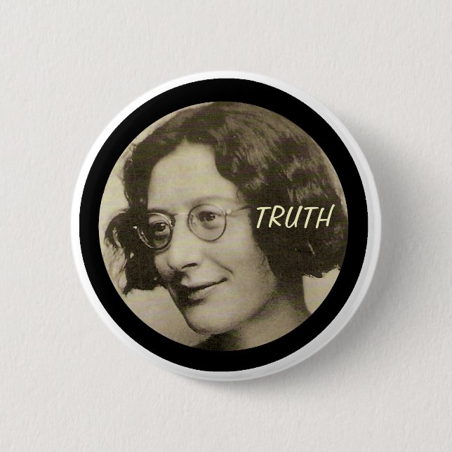 Simone Weil Button (Front)