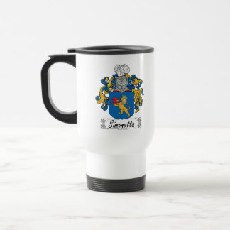 Simonetta Family Crest Travel Mug