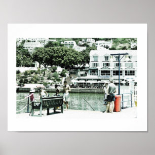 Simon's Town Navy Harbor Cape Town Poster