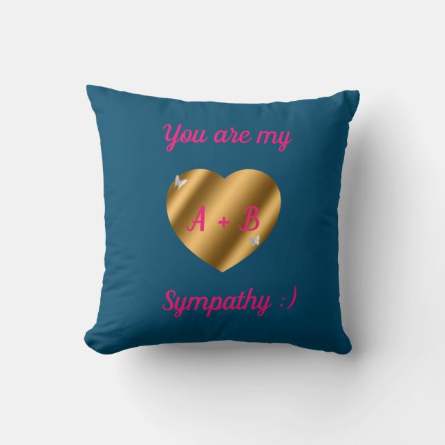 Simpaty Throw Pillow (Front)
