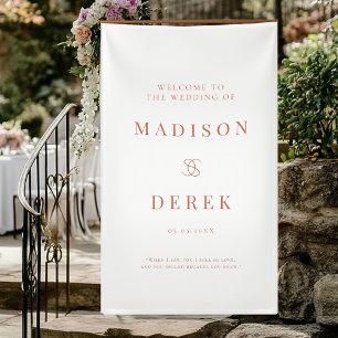 Simpel Elegant Wedding WELCOME Banner