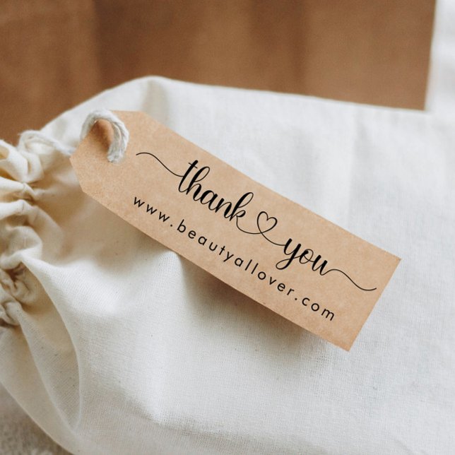 Simpel, handwriting, "Thank you  🖤"  Rubber Stamp (Creator Uploaded)