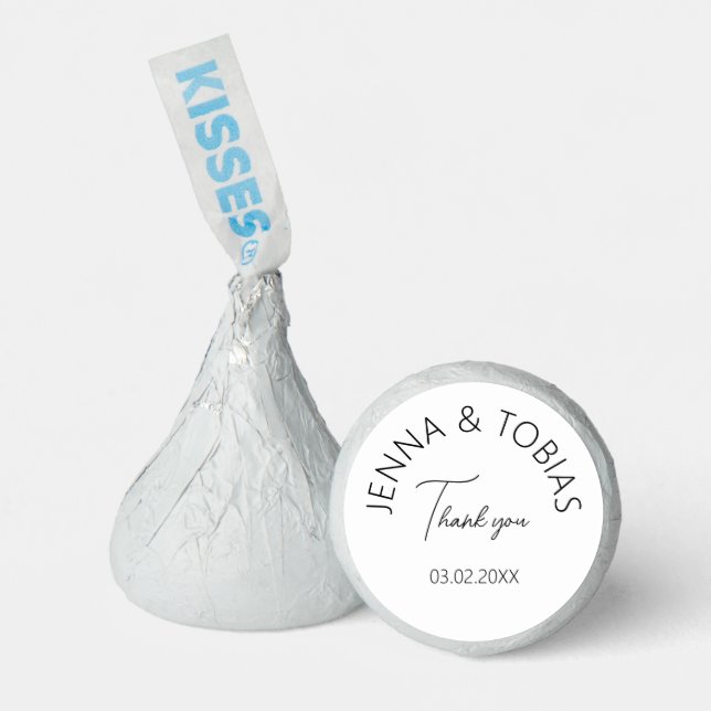 Simpel, minimal handwriting hershey®'s kisses® (Front)