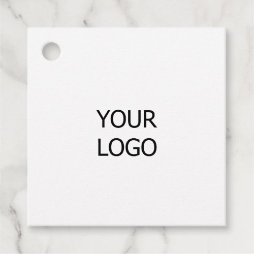 SIMPEL MINIMAL WHITE CUSTOM LOGO HERE NAME HERE GI FAVOR TAGS