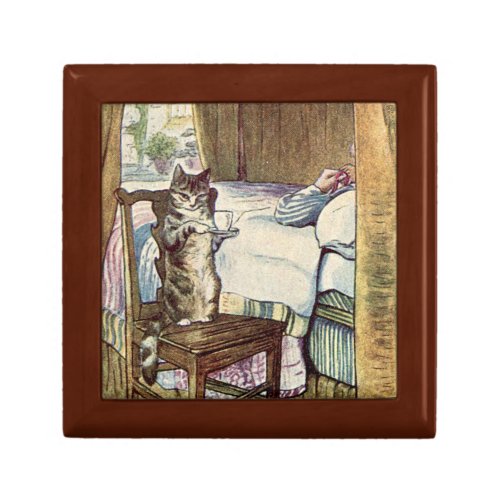 Simpkin the Cat Serves Tea _ Beatrix Potter Keepsake Box