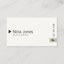 simple #01 business card