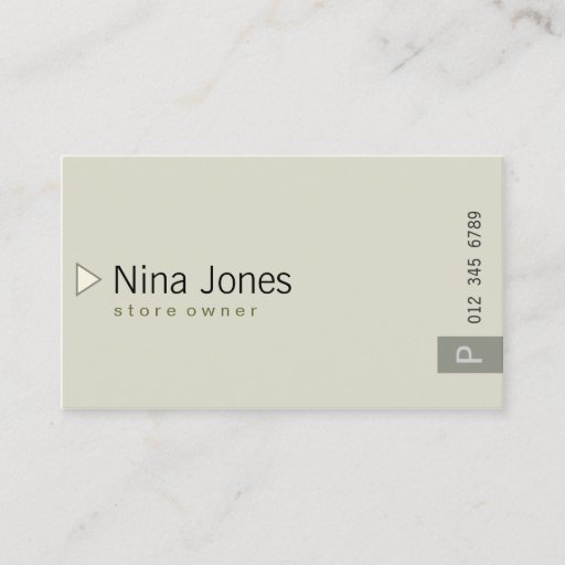 Customizable Simple #03 business card