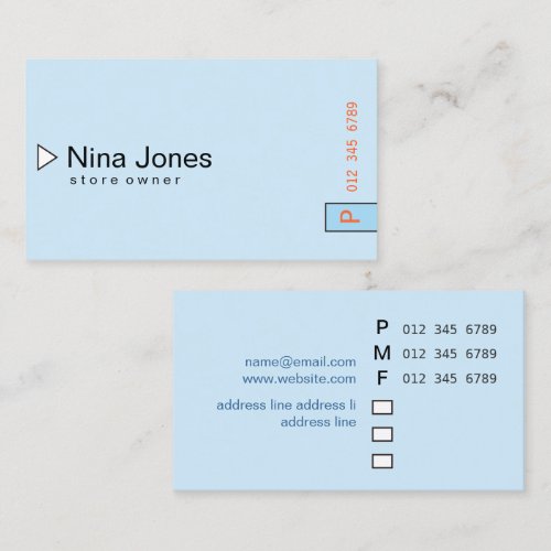 simple #08 business card