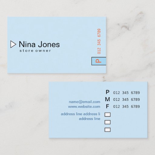 Customizable simple #08 business card