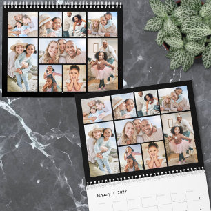 Simple 100+ Photo Collage Calendar