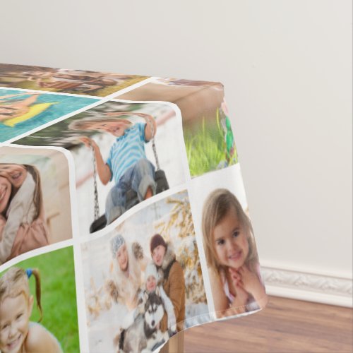 Simple 104 Photo Collage Tablecloth