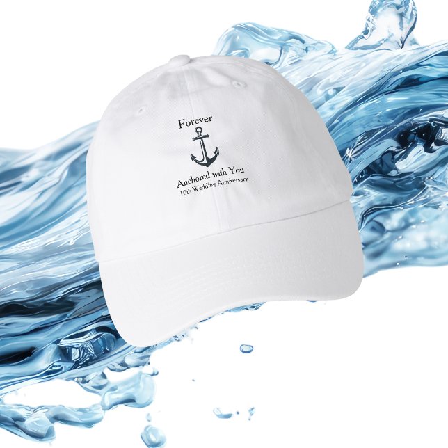 Simple 10TH Anniversary Forever Cruise Personalize Hat (Creator Uploaded)