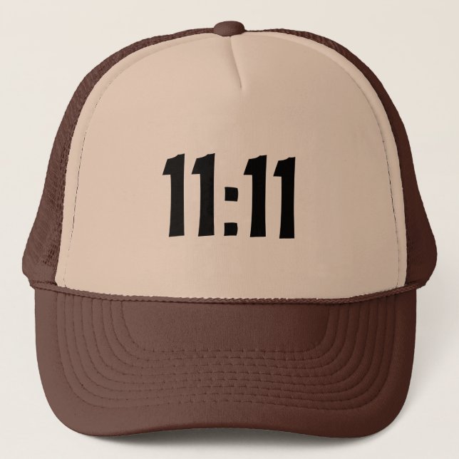 Simple 11:11 Angel Number  Trucker Hat (Front)