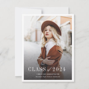 Simple 2026 Photos Graduation Announcement