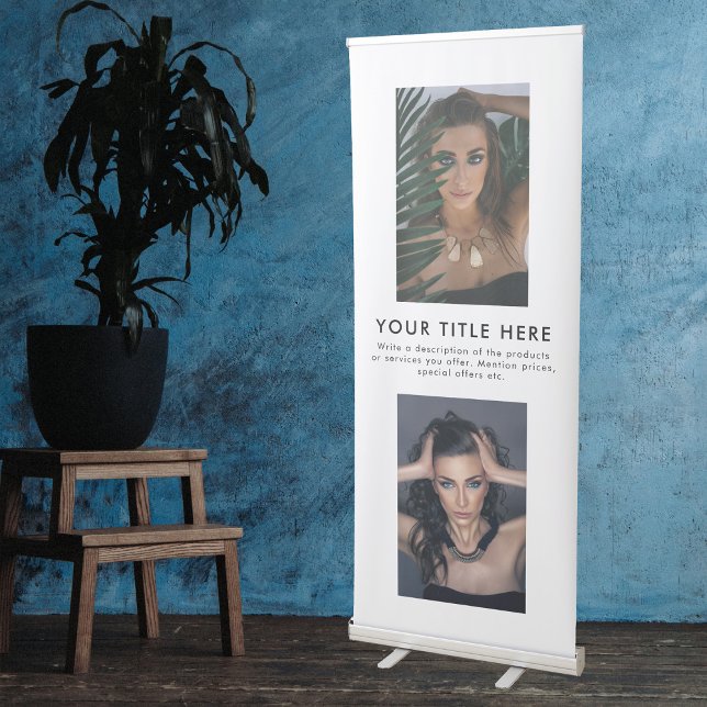 Simple 2 Photo Promotional Business Banner (Creator Uploaded)