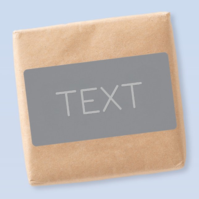Simple 3 Dimensional Looking Text | Gray Label (Creator Uploaded)