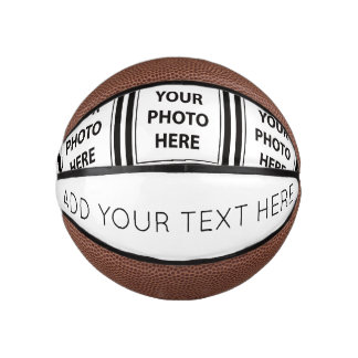 Simple 3 Photos & Add Text – Upload Picture Mini Basketball