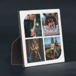 Simple 4 Photo Collage Plaque<br><div class="desc">Create a stunning display of your most cherished memories with our custom 4-photo collage Plaque. This plaque features a sleek design that beautifully showcases four of your favorite photos in a collage format. Made from high-quality materials, it adds a touch of elegance to any room. Whether you want to celebrate...</div>