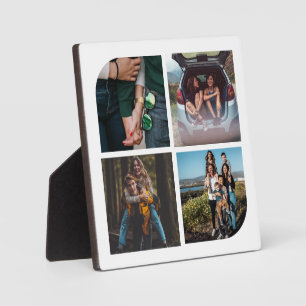 Simple 4 Photo Collage Plaque