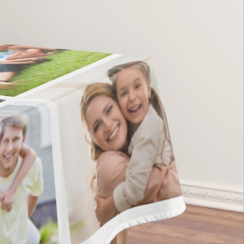 Simple 60 Photo Collage Tablecloth