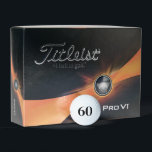Simple 60th Birthday Titleist Pro V1  Golf Balls<br><div class="desc">60th Birthday titleist Pro V1 Golf Ball.</div>