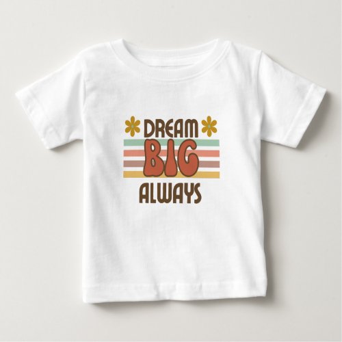 Simple 70s style design baby T_Shirt