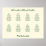 Simple 8 Table Ivory Cream Green Seating Chart