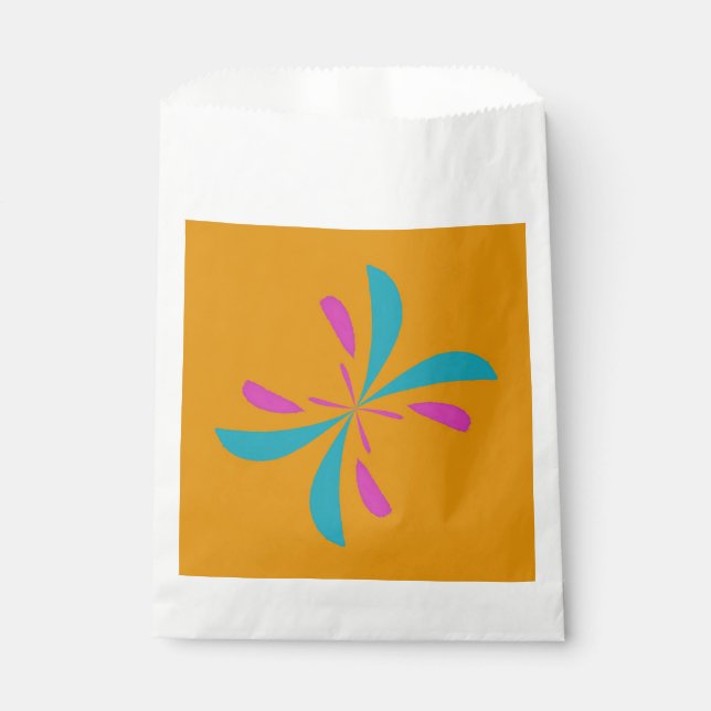 Simple Abstract Butterfly  Favor Bag (Front)