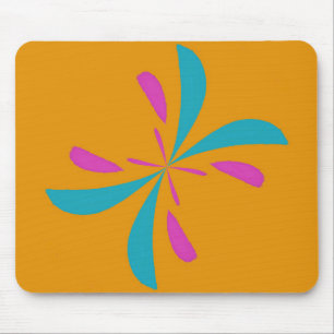 Simple Abstract Butterfly Mouse Pad