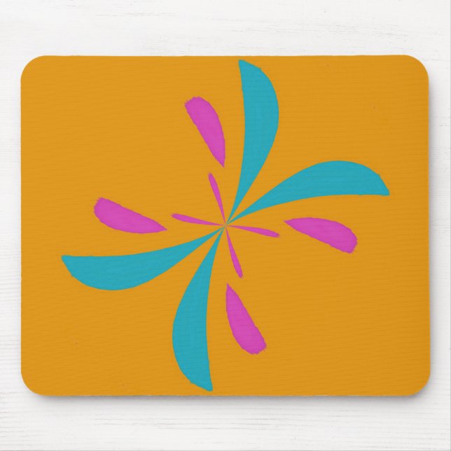 Simple Abstract Butterfly  Mouse Pad (Front)
