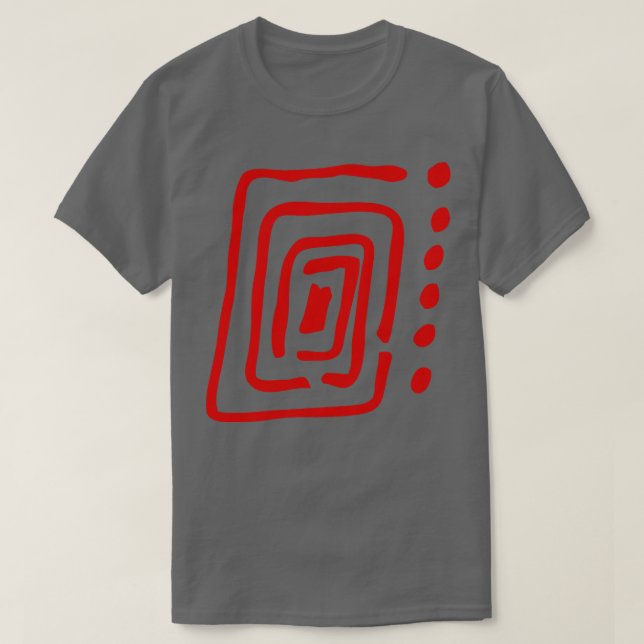 Simple Abstract Circle Abstract T-Shirt (Design Front)
