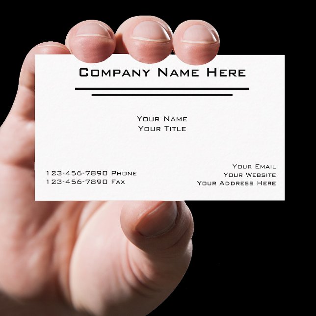 Simple Accountant Business Cards (Creator Uploaded)