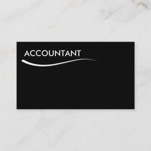Simple Accountant Business Cards
