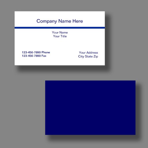 Customizable Simple Acountant Business Card