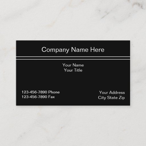 Customizable Simple Acountant Business Card