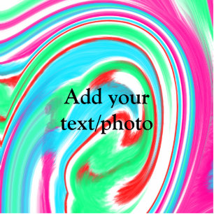 Simple acrylic pour marble add your text name cust cutout