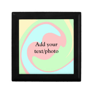 Simple acrylic pour marble add your text name cust gift box