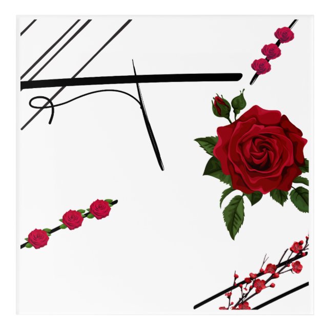 simple  acrylic print (Front)